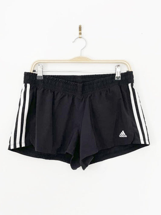 adidas three stripes sporty prep short athletic shorts - good market thrift store