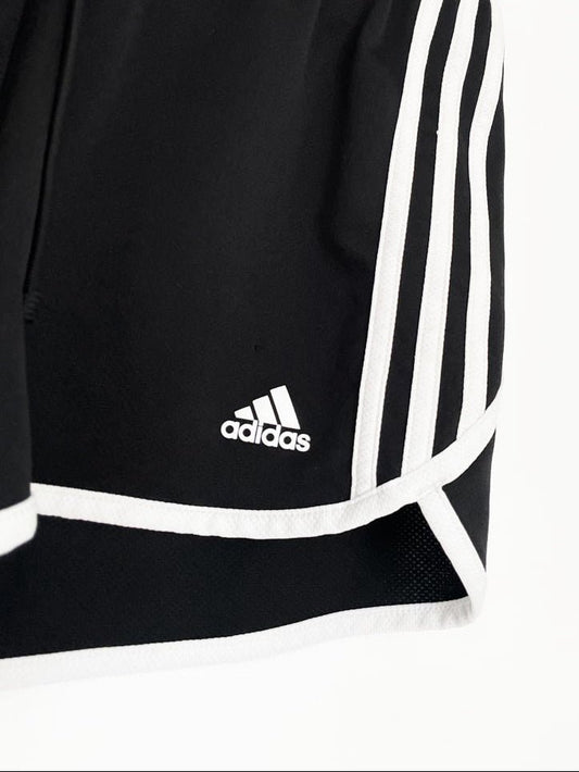 adidas three stripes sporty prep short athletic shorts - good market thrift store