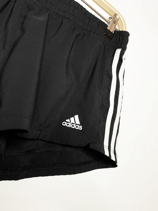 adidas three stripes sporty prep short athletic shorts - good market thrift store