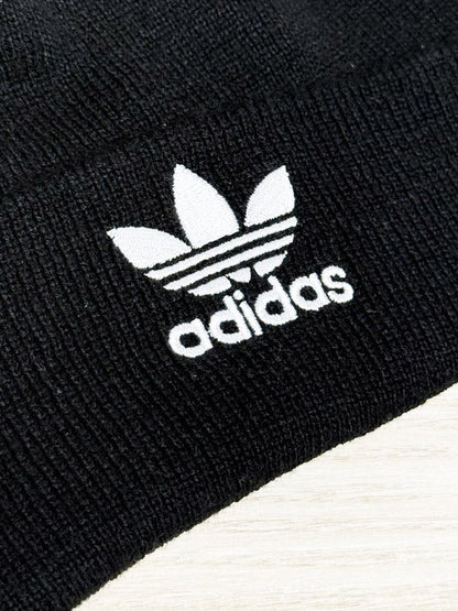 adidas trefoil pom knit toque - good market thrift store