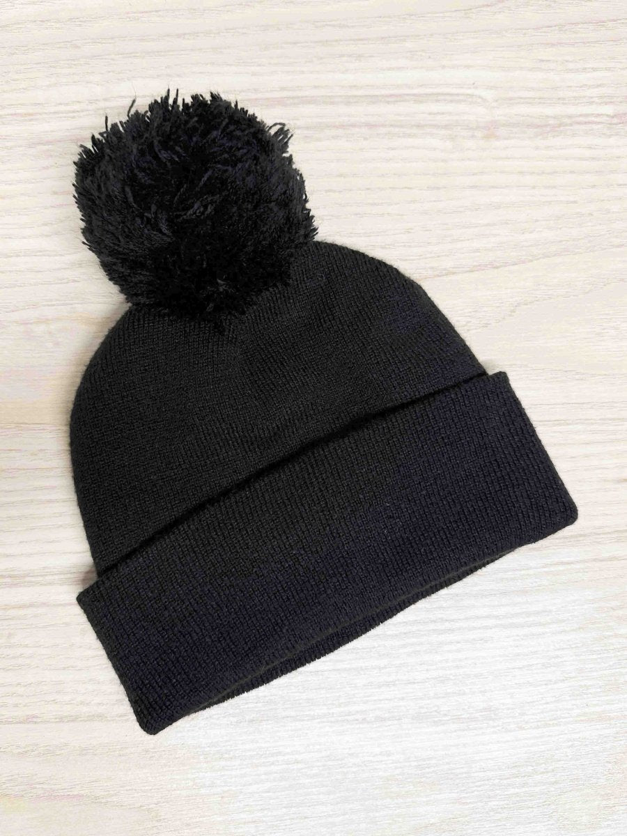 adidas trefoil pom knit toque - good market thrift store