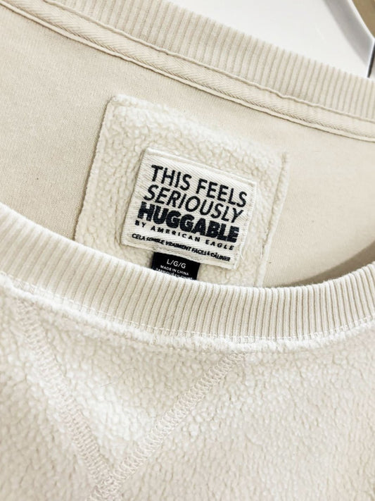 ae seriously huggable oversized sweatshirt | american eagle - good market thrift store