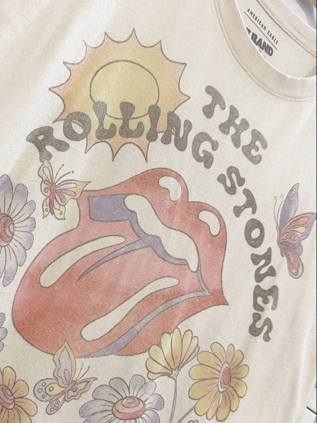 ae the rolling stones oversized band tee | american eagle - good market thrift store