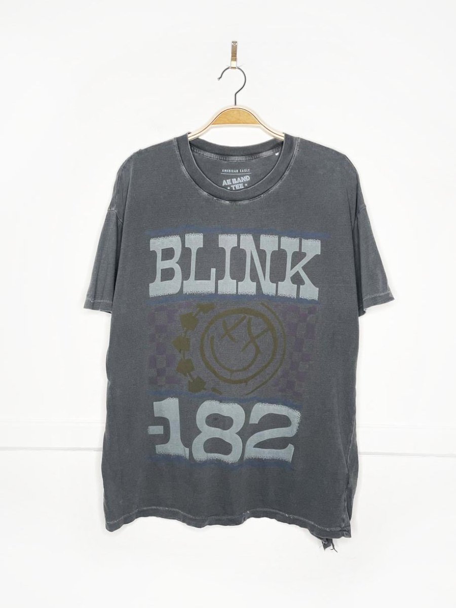ae x blink 182 oversized band tee - good market thrift store