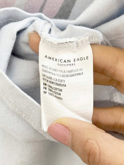 AE x rolling stones bridges to babylon tour 1997 cropped band tee - good market thrift store