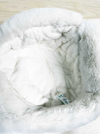 aerie faux fur plush trapper hat - good market thrift store