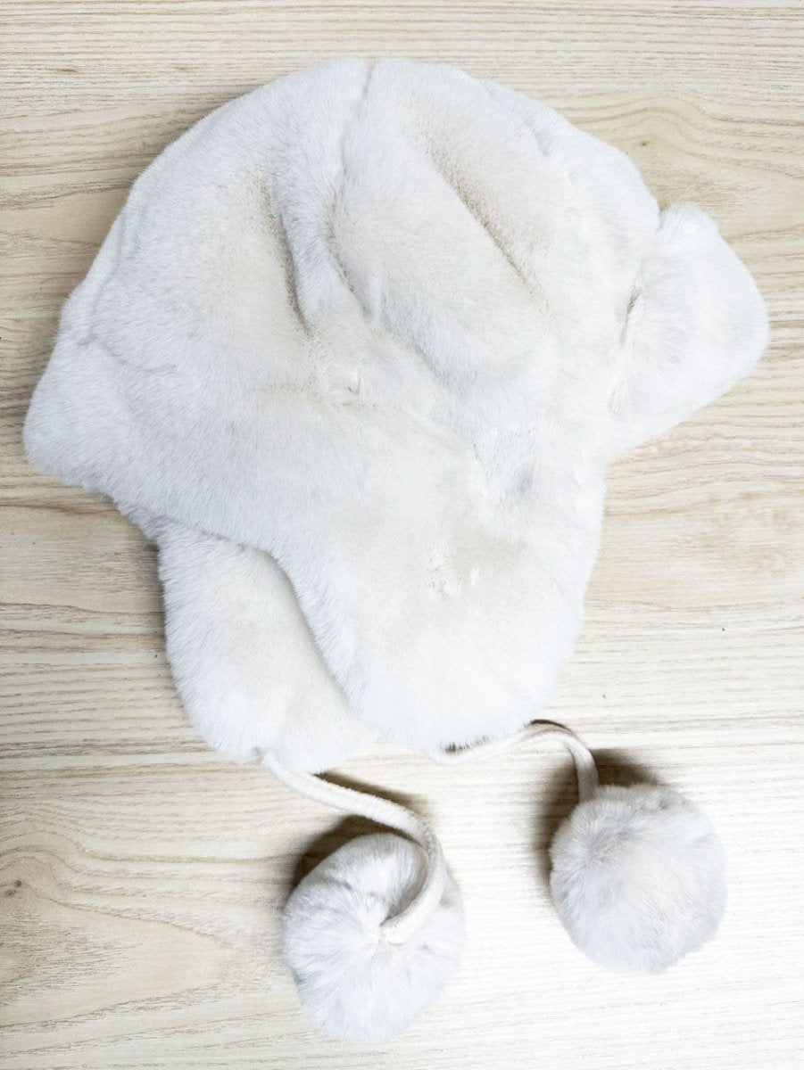 aerie faux fur plush trapper hat - good market thrift store