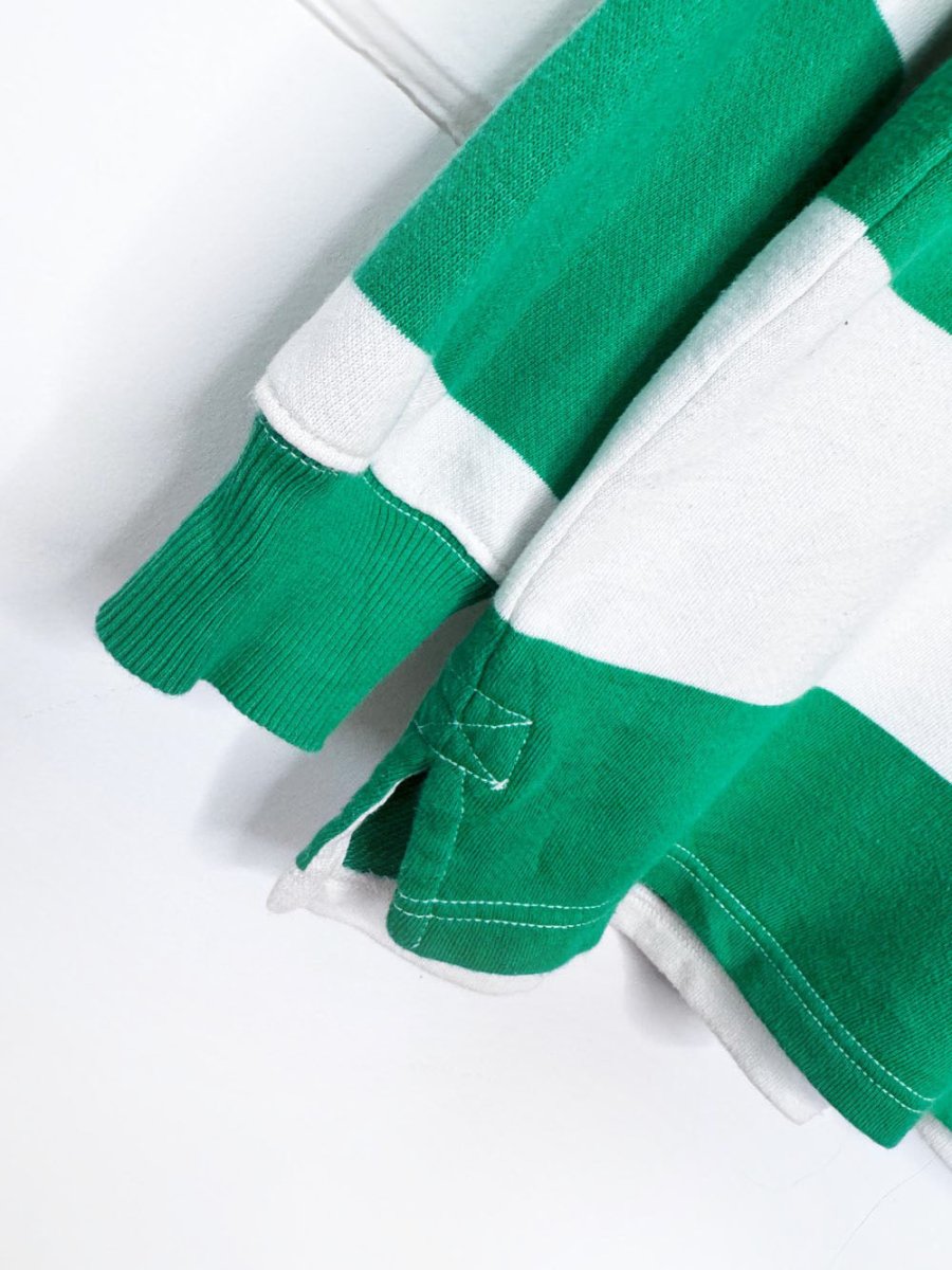 aerie rugby oversized striped long sleeve shirt - good market thrift store