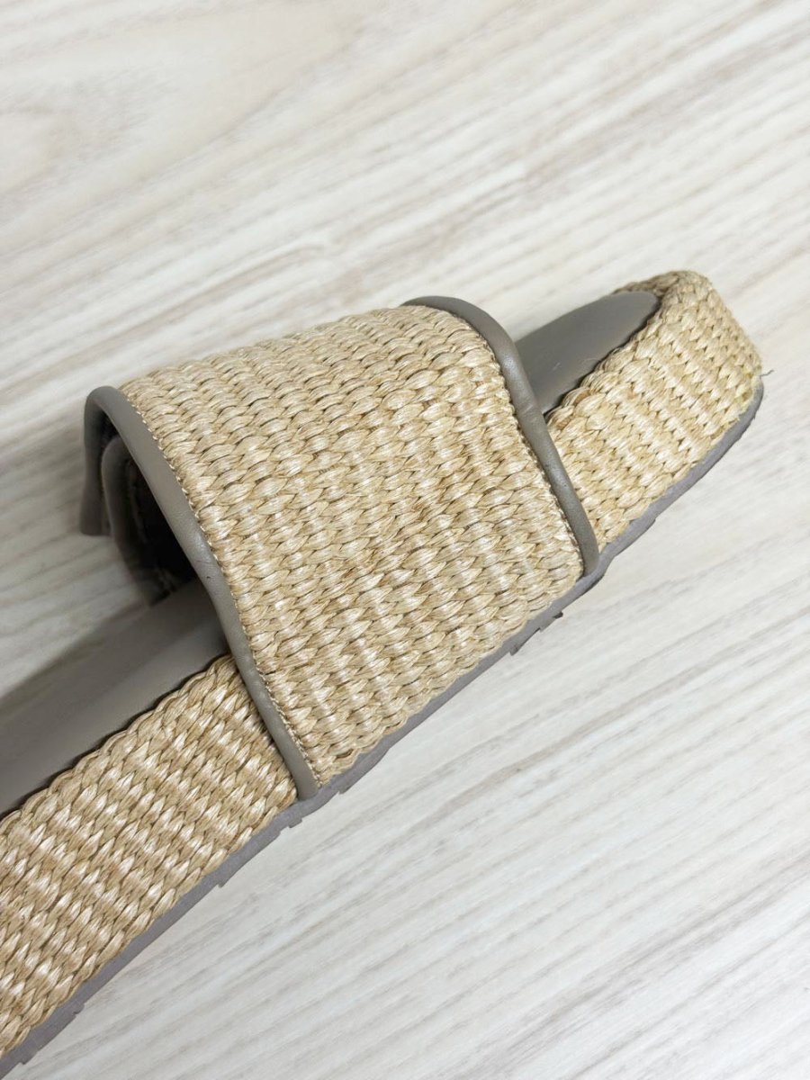 aerie woven straw velcro platform sandals - good market thrift store