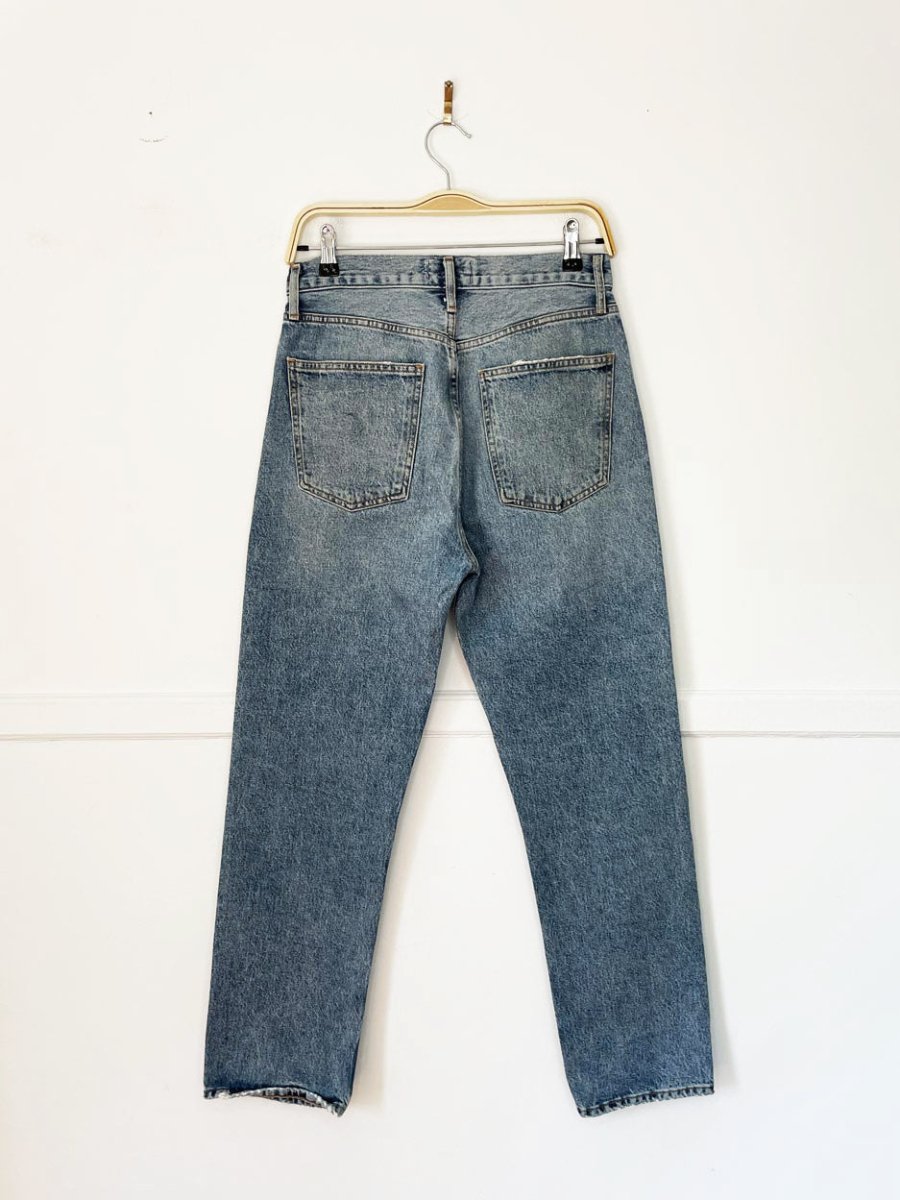 agolde 100% organic cotton full button fly straight leg denim (Copy) - good market thrift store