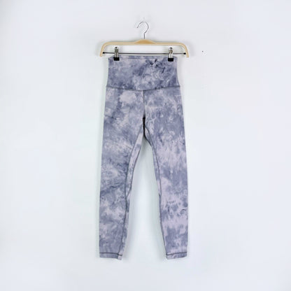 lululemon 2020 high rise align pant 25" diamond dye