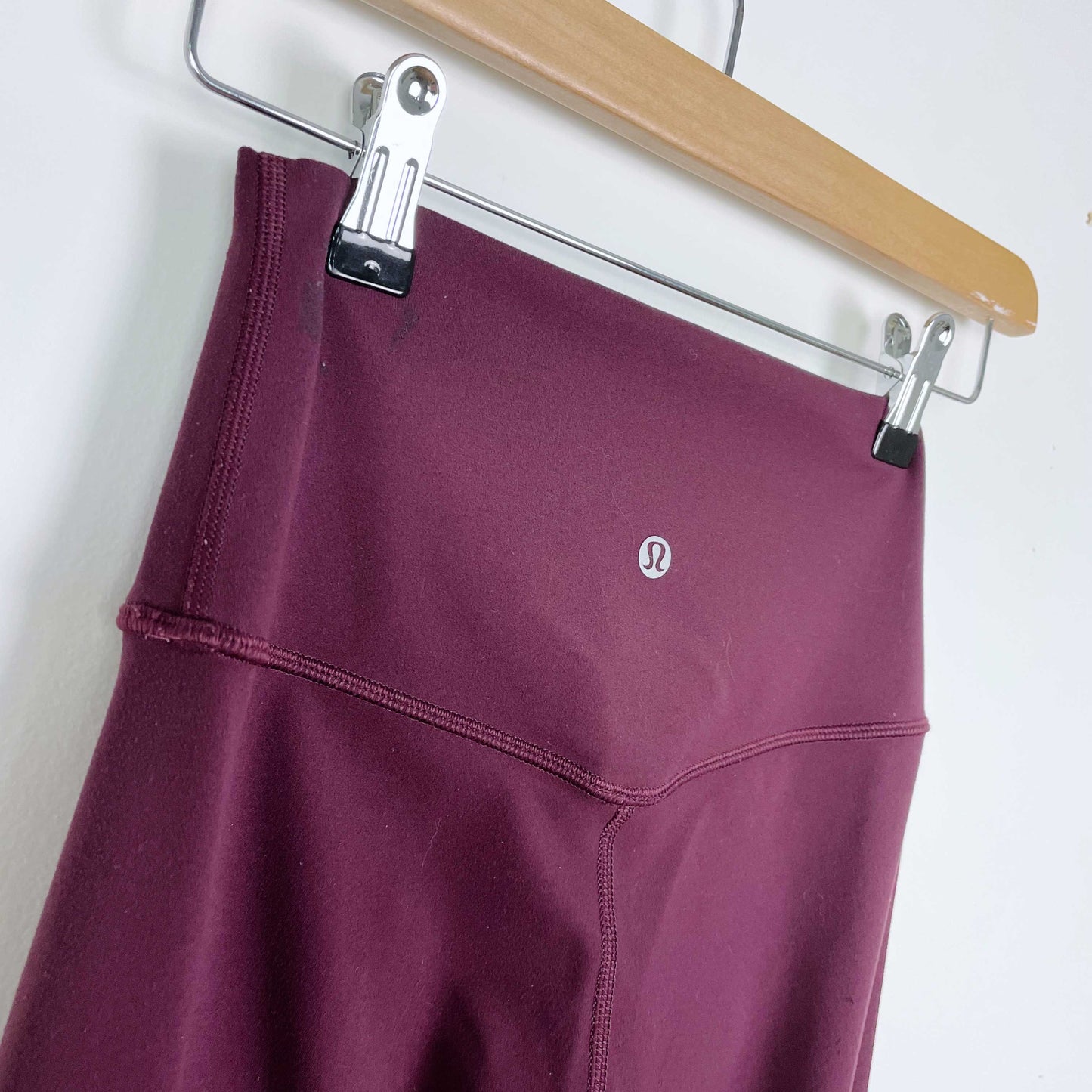 lululemon align crop dark adobe - size 4