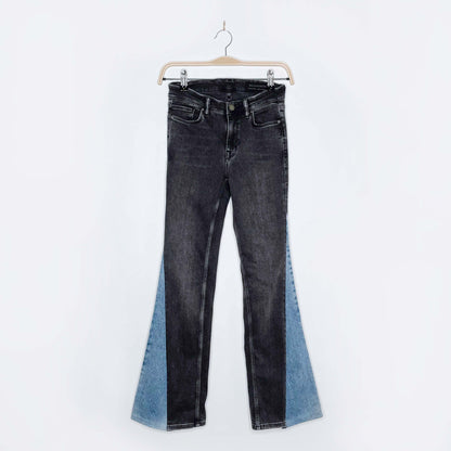 rework x all saints 70's flare jeans