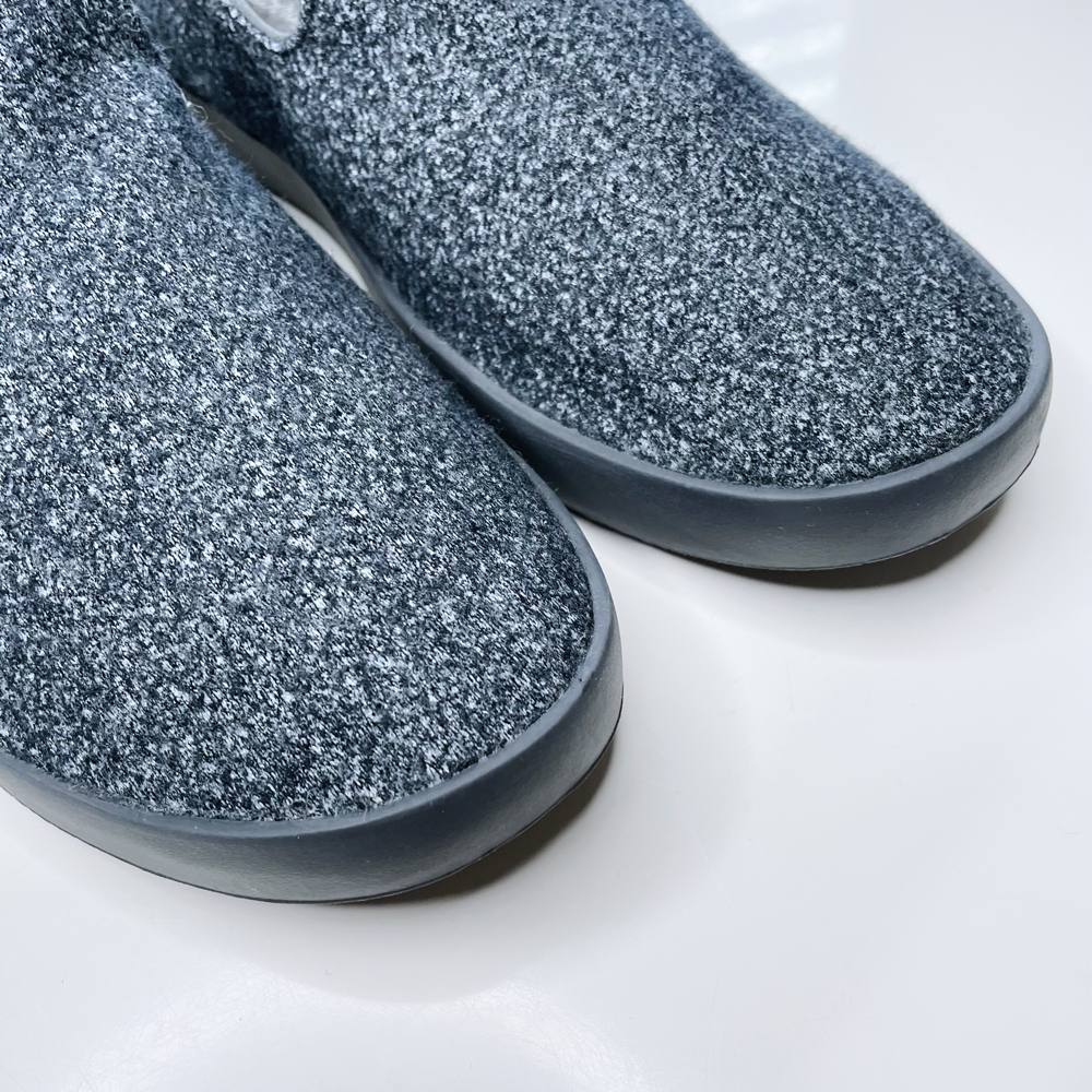 allbirds grey wool men's wool loungers 0121 - size M12