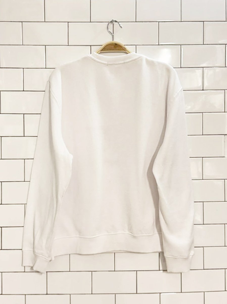 all you need is love embroidered sweatshirt - good market thrift store