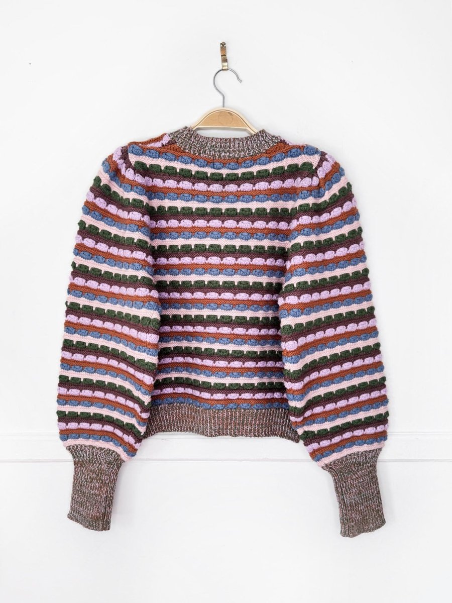 allison new york 2026 adelle chunky knit puff sleeve sweater - good market thrift store