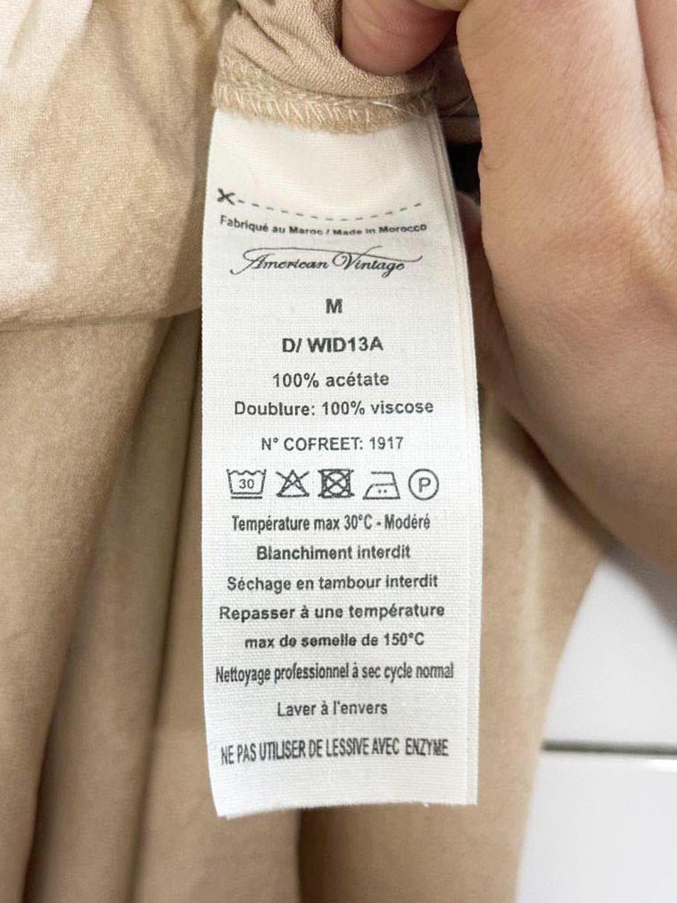 american vintage satin midi - maxi skirt - good market thrift store