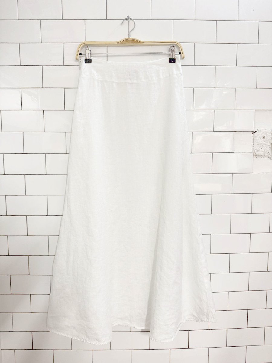 ann taylor 100% linen maxi skirt - good market thrift store