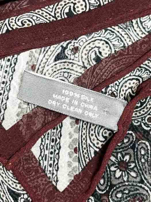 ann taylor 100% silk chiffon paisley scarf | hand - rolled edge - good market thrift store