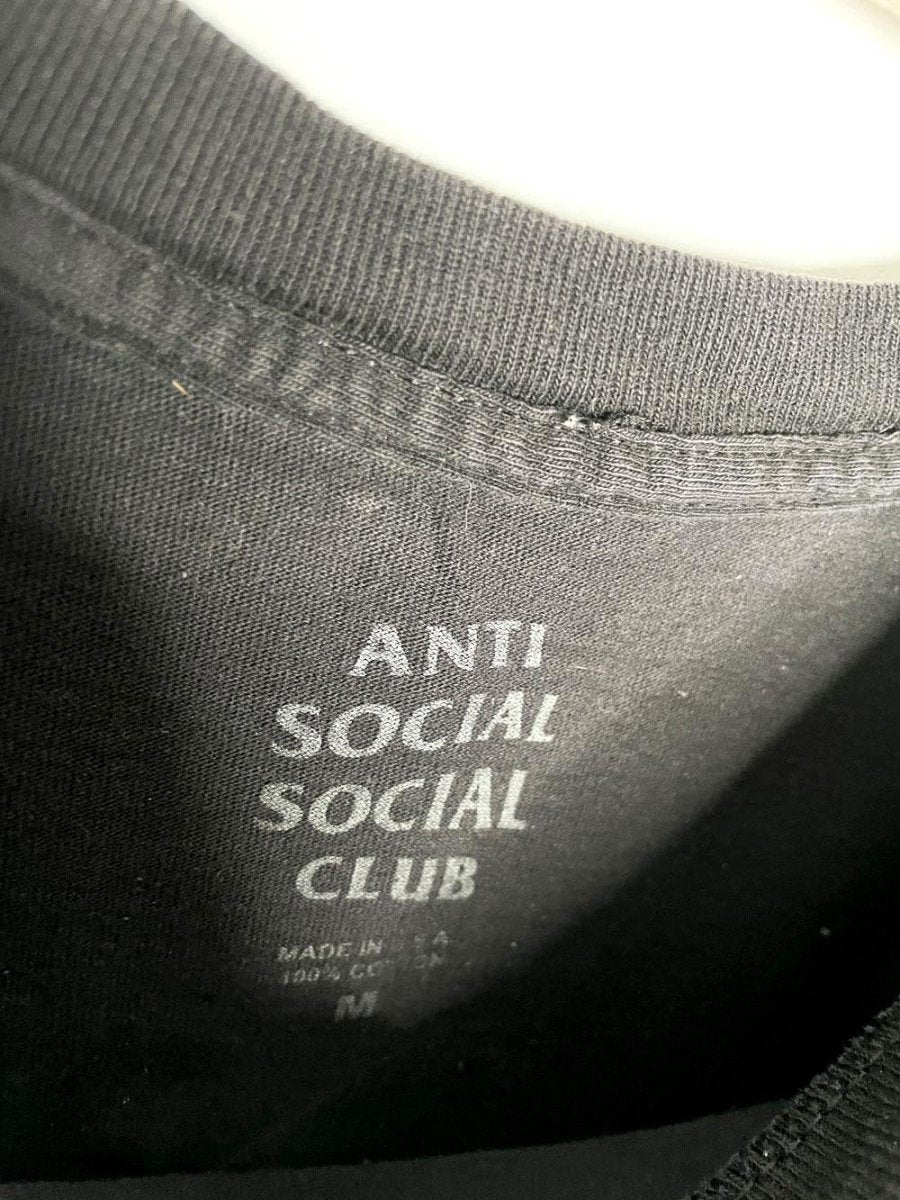 anti social social club band tee | made in USA | assc - good market thrift store