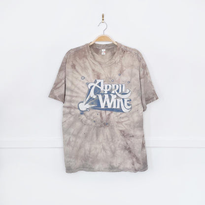 april wine forever for now tie dye tee