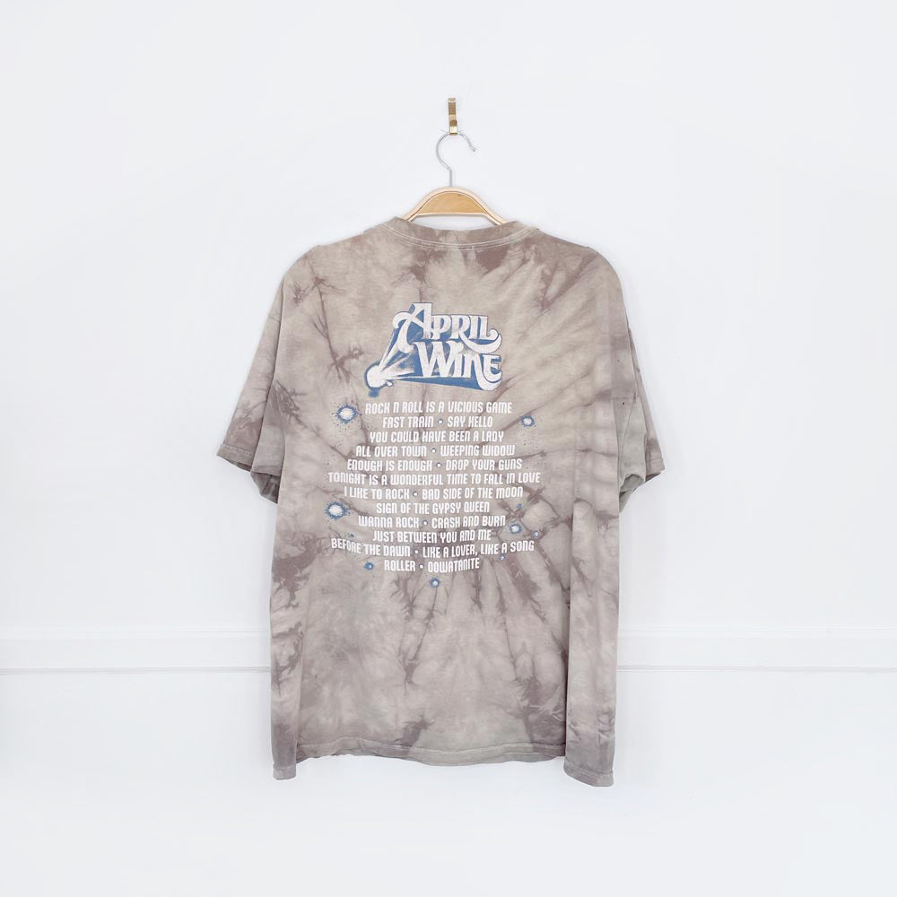 april wine forever for now tie dye tee