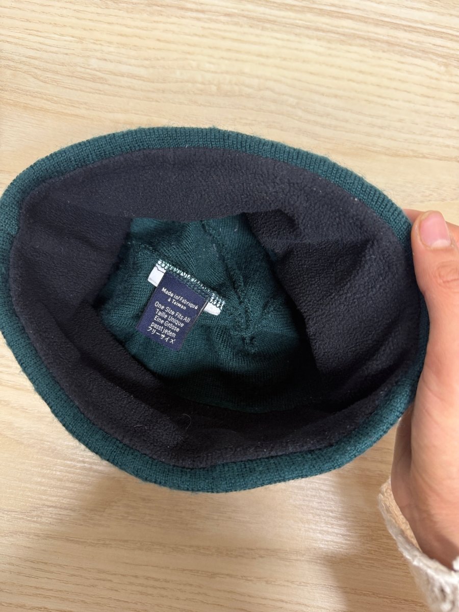 arcteryx bird head merino wool - blend fleece lined beanie - good market thrift store