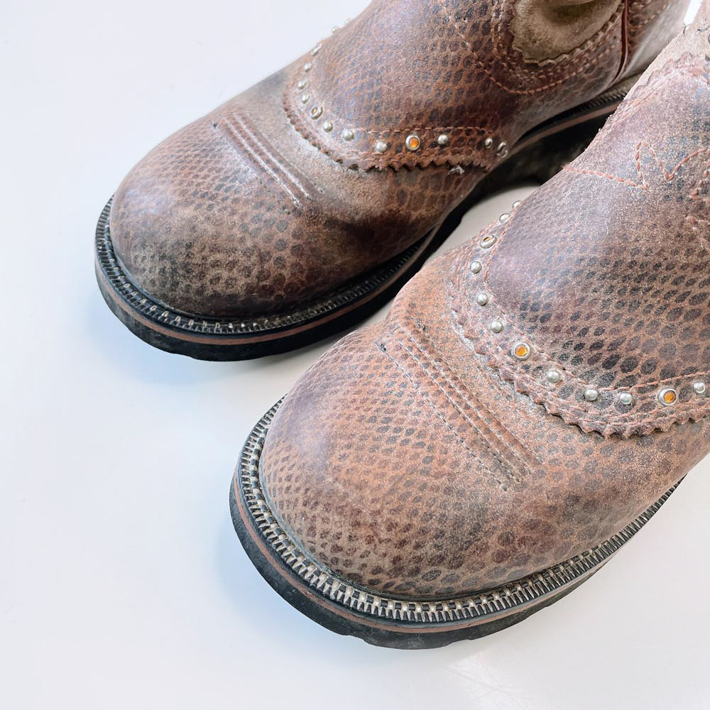 ariat fatbaby heritage leather western boot