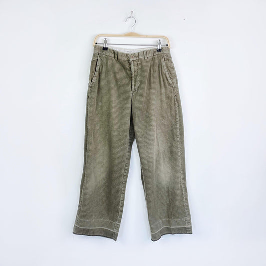 vintage armani collezioni chunky cord baggy trouser
