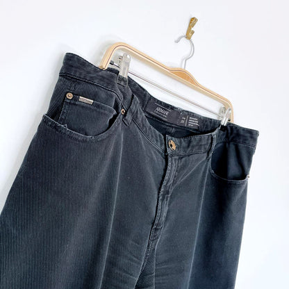 vintage 00 armani collezioni regular straight tight fit pants