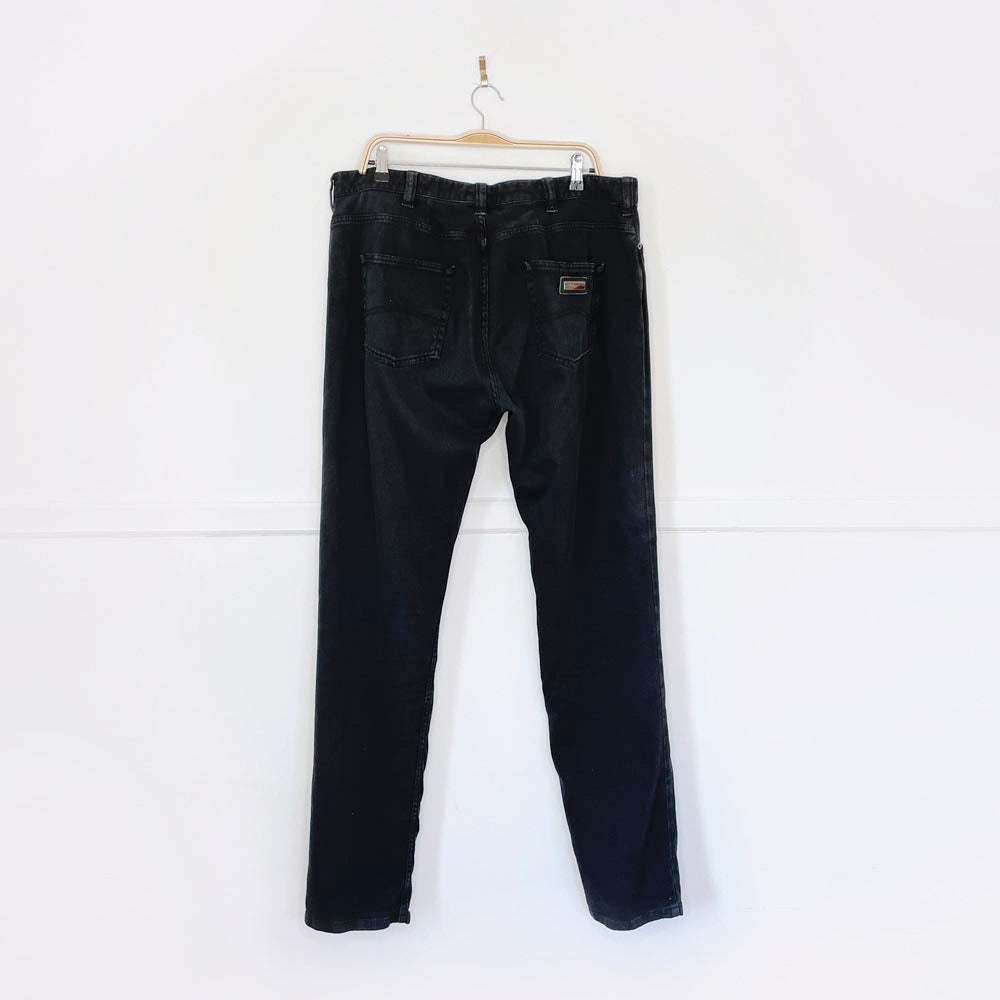 vintage 00 armani collezioni regular straight tight fit pants