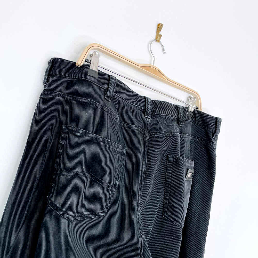 vintage 00 armani collezioni regular straight tight fit pants