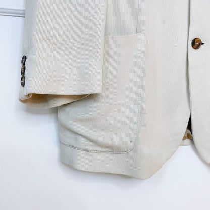 vintage giorgio armani linen-blend savannah jacket