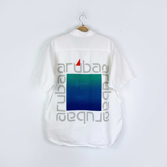 vintage peter mussfeldt aruba cabana shirt