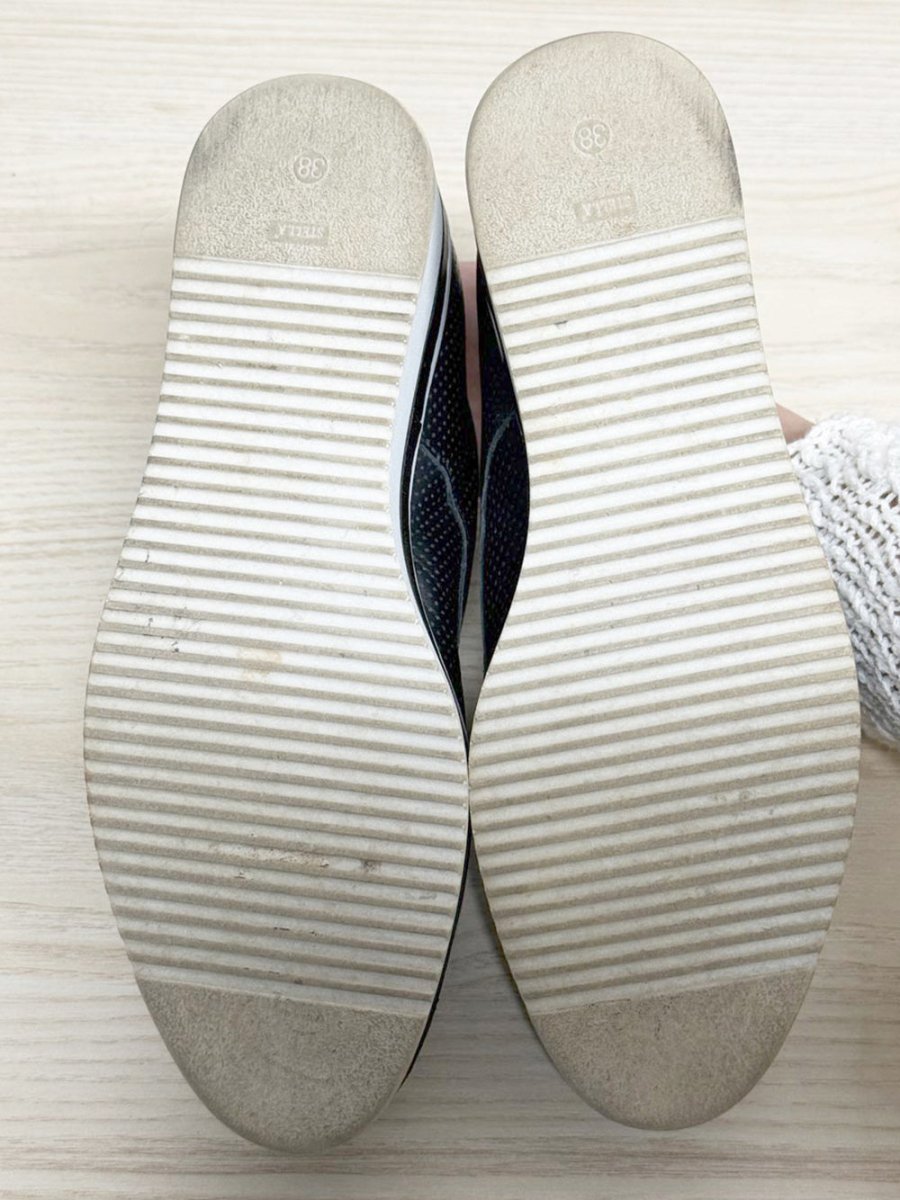 atelier leather striped platform derby shoes | made in Italy - good market thrift store