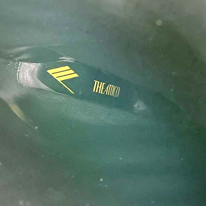 the attico sienna combat knee high boots