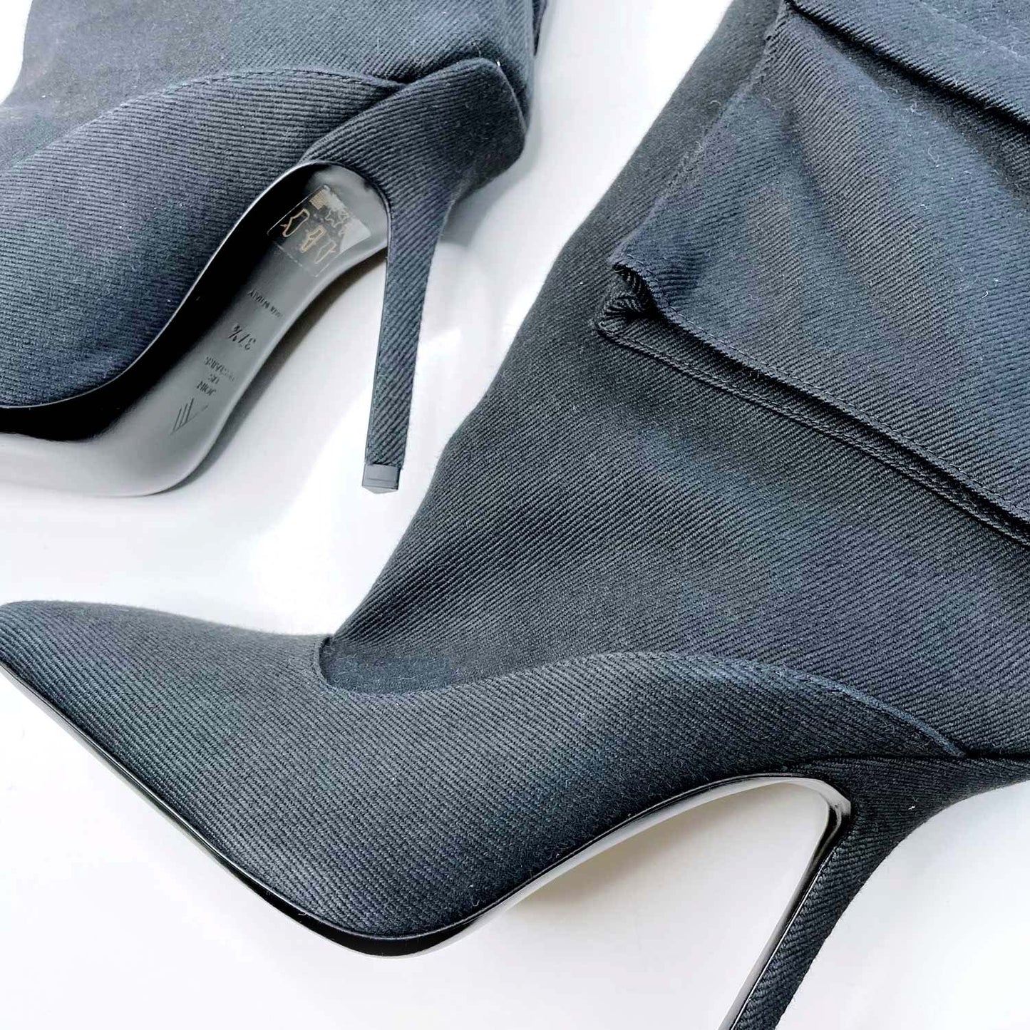 the attico sienna combat knee high boots