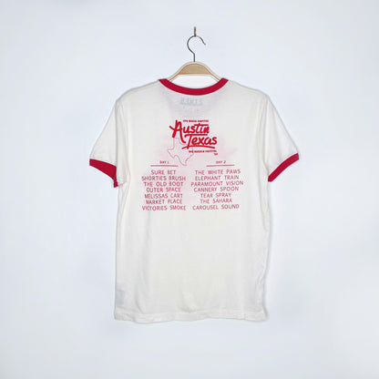 21 men big buckle festival texas ringer tee