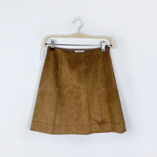 nwt babaton modern mini in dark camel - size 2