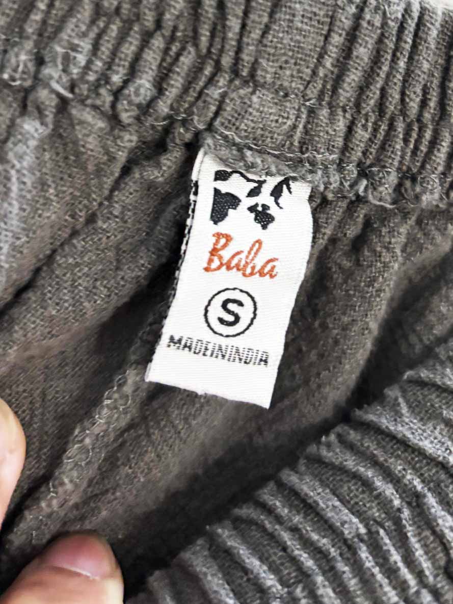 baba balloon leg cropped lounge pants | made in India - good market thrift store