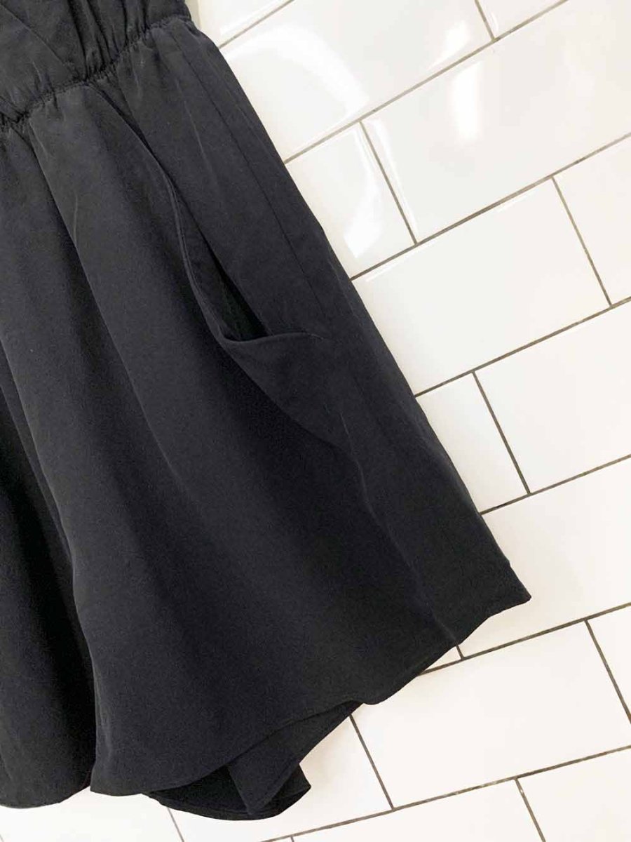 babaton 100% silk corbett v-neck short sleeve jumper | aritzia - good market thrift store