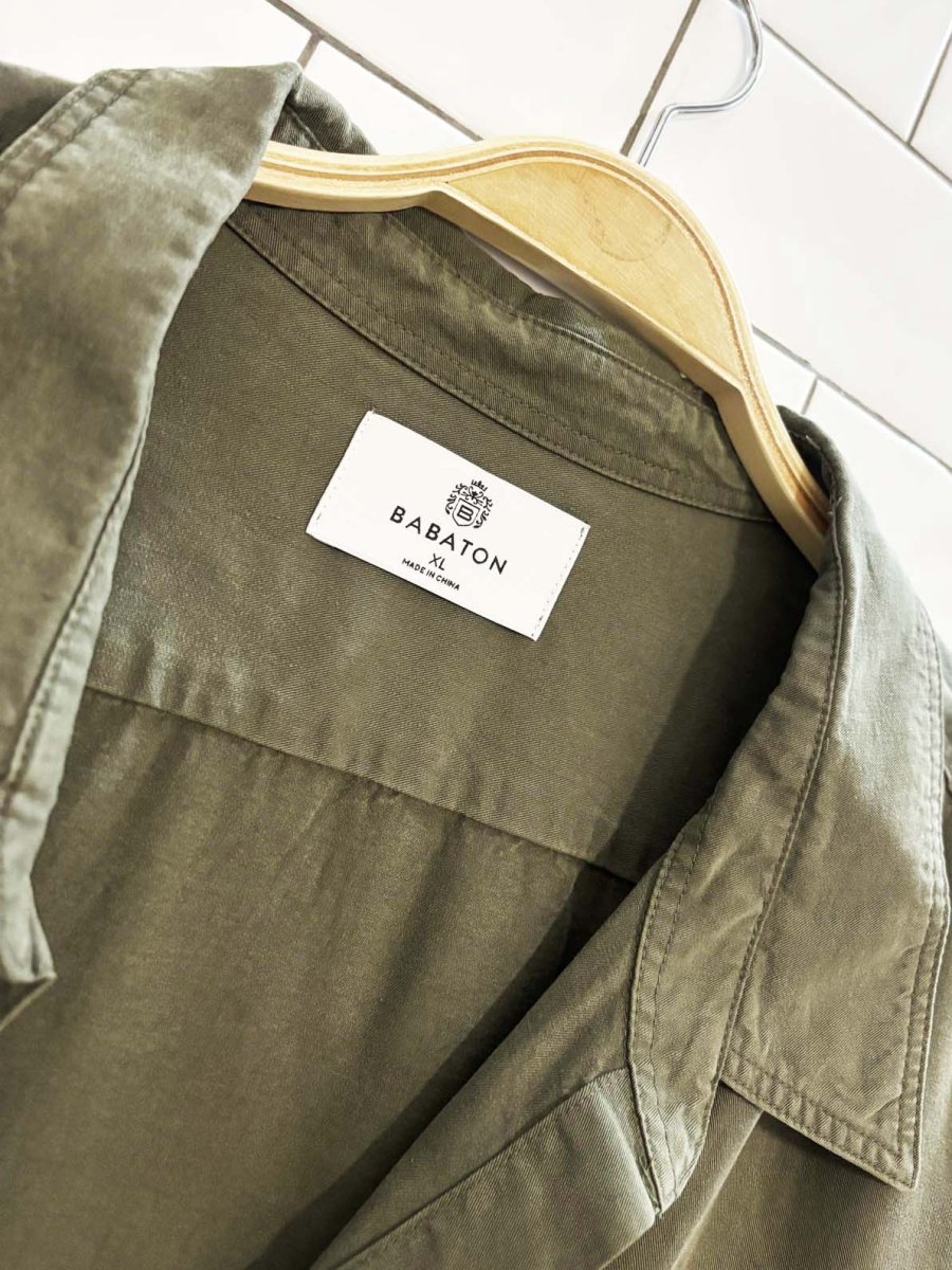 babaton 2025 utility relaxed twill shirt | aritzia - good market thrift store