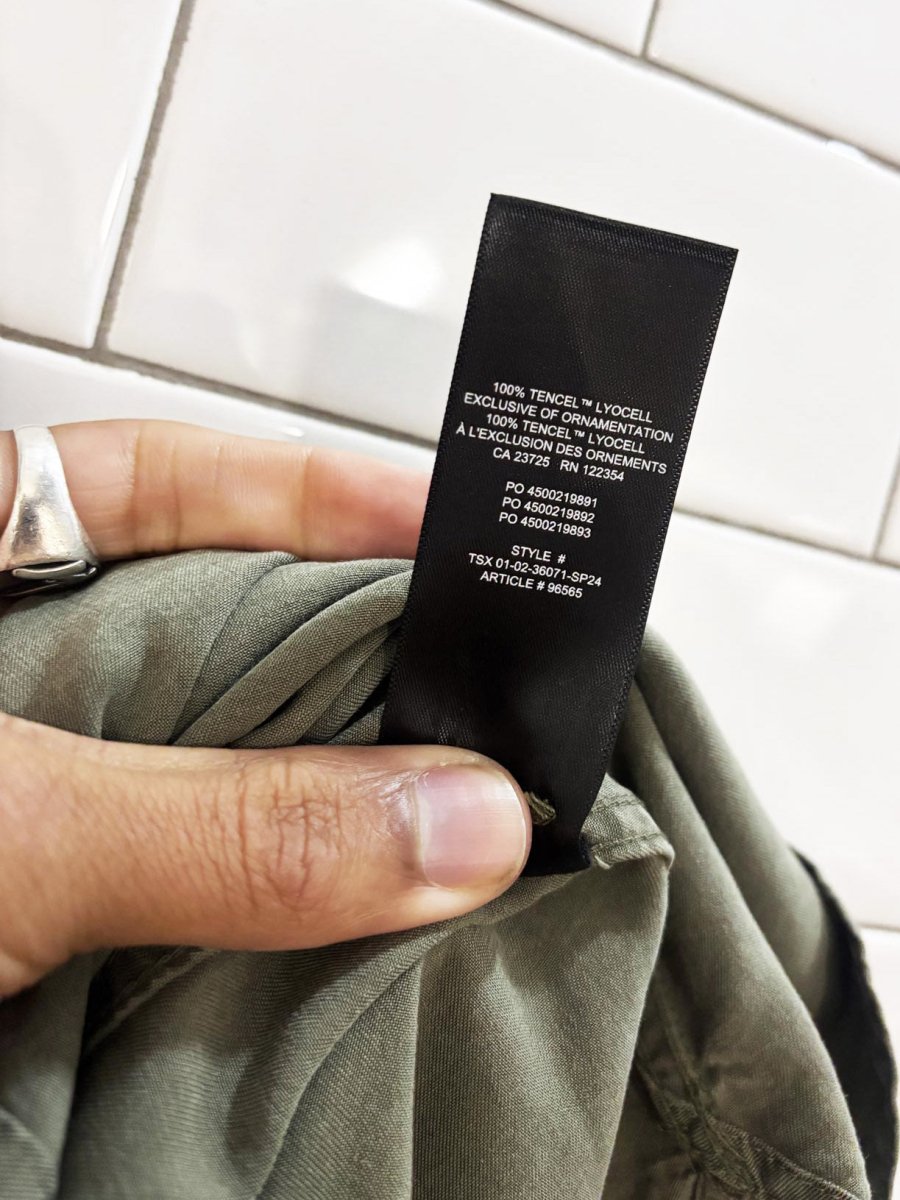 babaton 2025 utility relaxed twill shirt | aritzia - good market thrift store