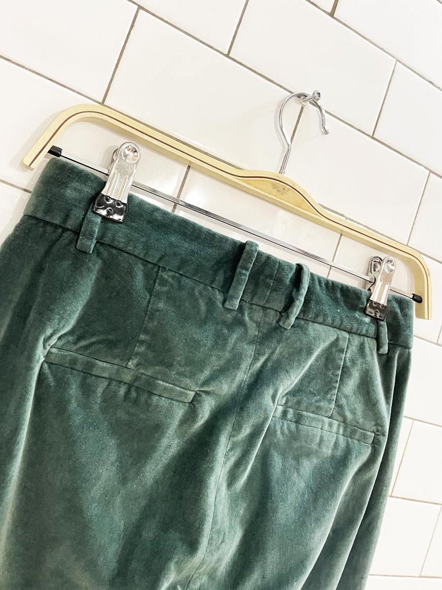 babaton atelier braden velour flare leg trouser | aritzia - good market thrift store