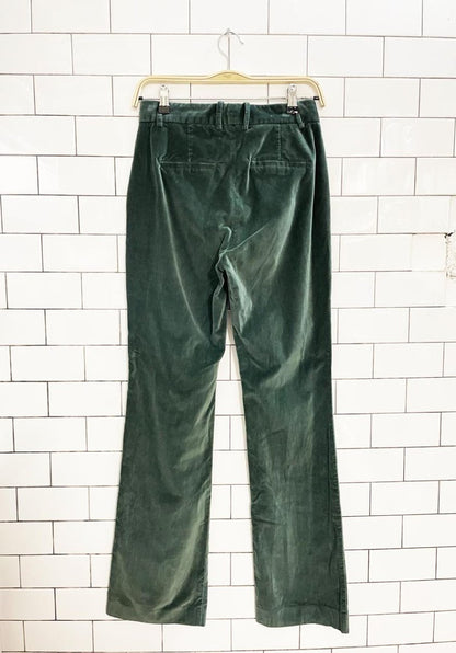 babaton atelier braden velour flare leg trouser | aritzia - good market thrift store