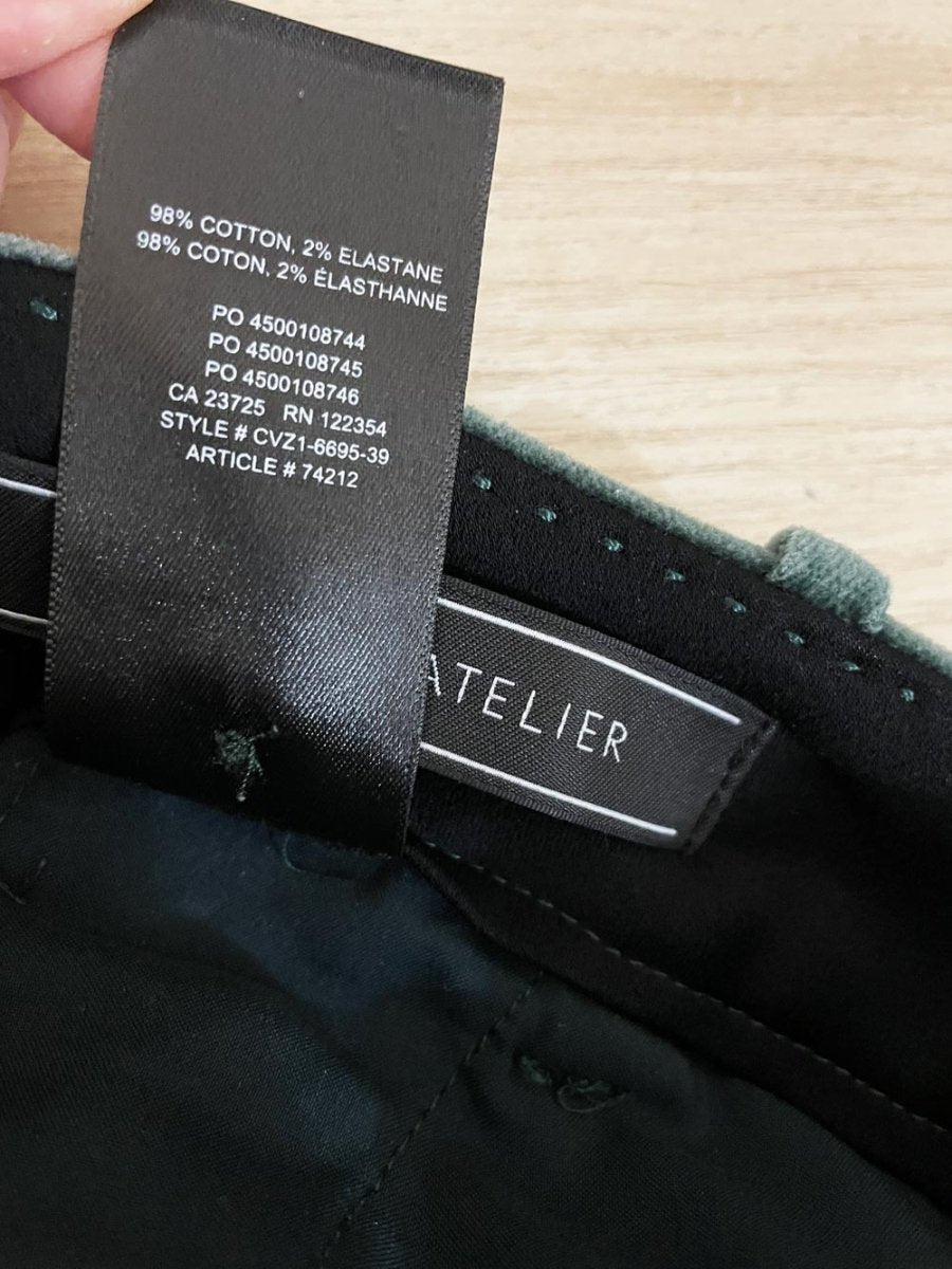 babaton atelier braden velour flare leg trouser | aritzia - good market thrift store