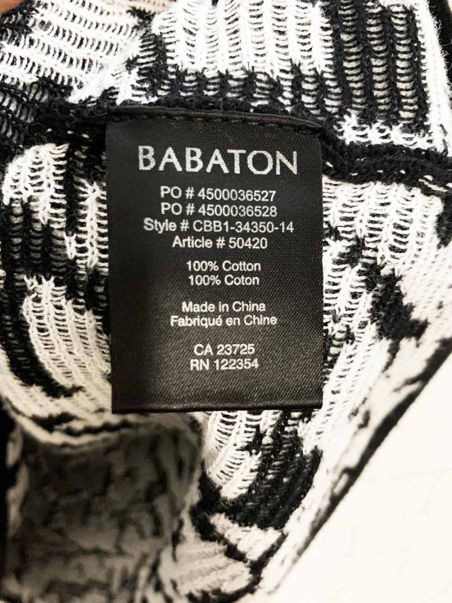 babaton jacquard cotton knit sleeveless top | aritzia - good market thrift store