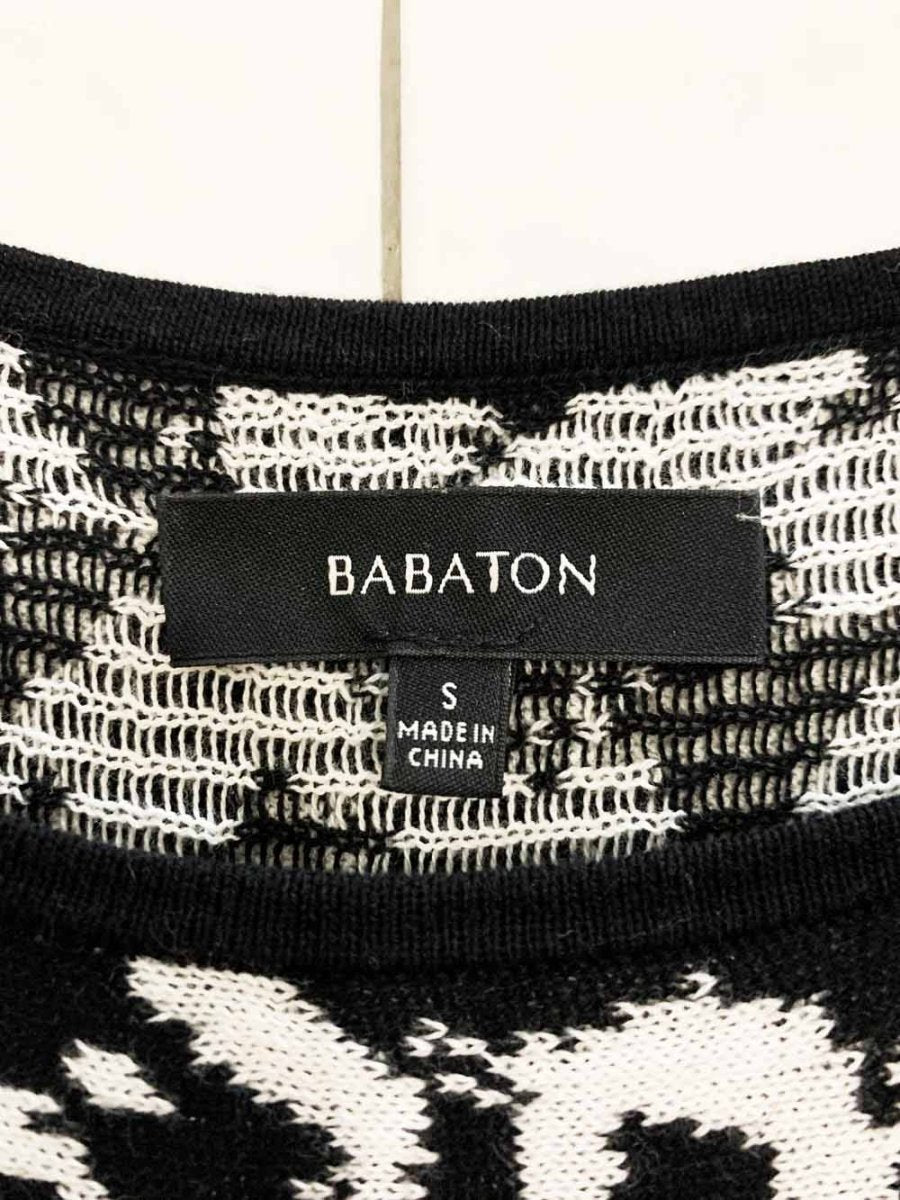 babaton jacquard cotton knit sleeveless top | aritzia - good market thrift store