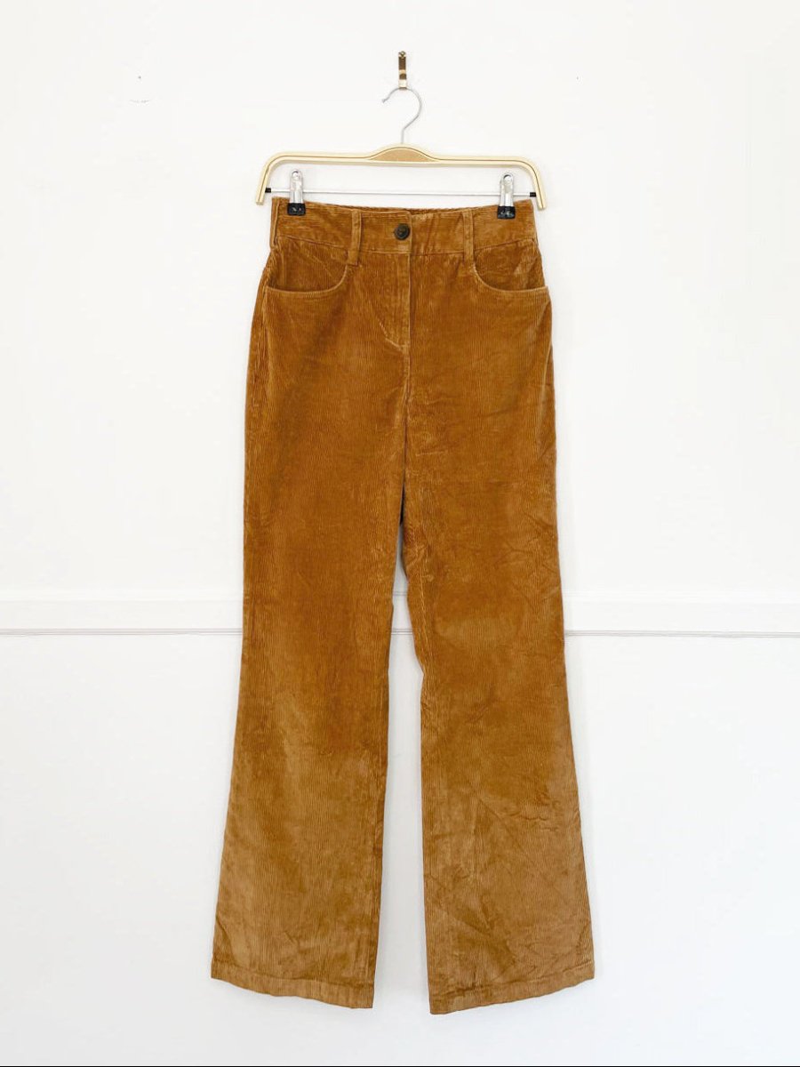 babaton joey chunky cord high waist flared pants | aritzia - good market thrift store