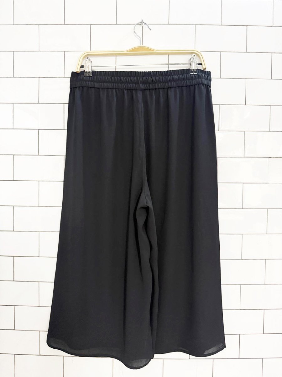 babaton luiz wide leg flowy cropped pants | aritzia - good market thrift store
